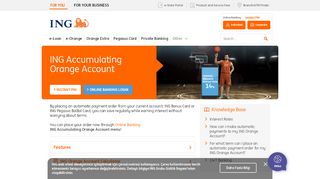 
                            7. ING Accumulating Orange Account | ING Bank