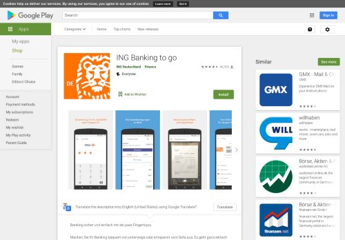 
                            3. ING Banking to go – Apps bei Google Play