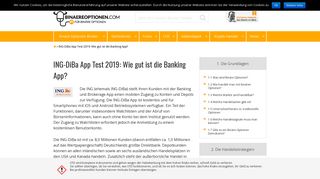 
                            7. ING-DiBa App Test 2019 » Wie gut ist die Banking App?