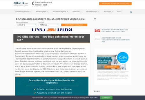 
                            9. ING-DiBa geht nicht » ING-DiBa Störung? | Jetzt Ratgeber lesen