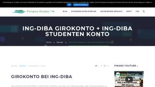 
                            10. ING-DiBa Girokonto + ING-DiBa Studenten Konto – Finanz-Koko
