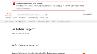 
                            4. ING-DiBa Kundenservice im Überblick