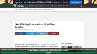 
                            10. ING-DiBa-Login: Anmelden für Online-Banking – GIGA