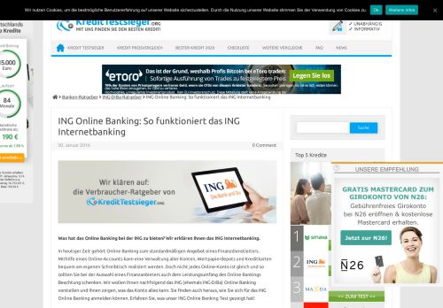 
                            10. ING DiBa Online Banking » Internetbanking Registrierung Anleitung