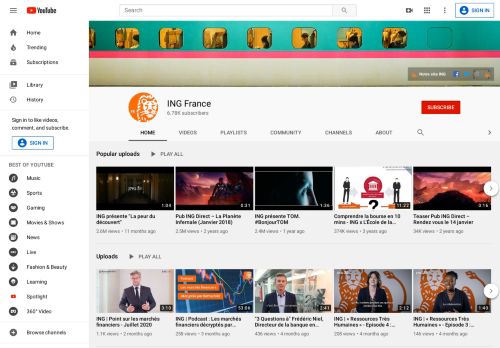 
                            8. ING France - YouTube