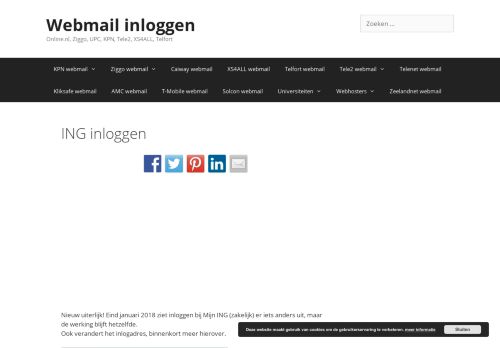 
                            5. ING inloggen | Webmail inloggen
