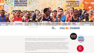 
                            3. ING Night Marathon: Willkommen