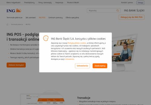 
                            2. ING POS - system monitorowania płatności na terminalach