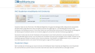 
                            7. ING Studenten Kreditkarte - kostenlos und 75€ Bonus? - Kreditkarte.org