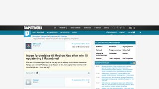
                            8. ingen forbindelse til Medion Nas efter win 10 opdatering i Maj måned ...