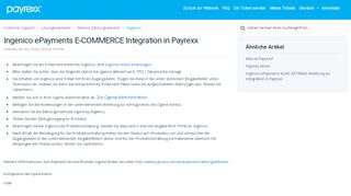 
                            10. Ingenico ePayments E-COMMERCE Integration in Payrexx : Customer ...