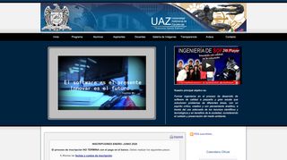 
                            2. Ingeniería de Software | Inicio - uaz.edu.mx