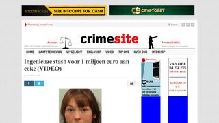
                            9. Ingenieuze stash voor 1 miljoen euro aan coke (VIDEO) - Crimesite