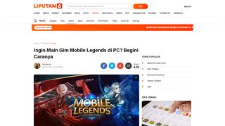 
                            4. Ingin Main Gim Mobile Legends di PC? Begini Caranya - Tekno ...