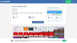 
                            3. Inglés 1º ESO NSCastillo - Symbaloo