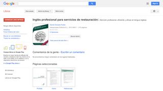 
                            10. Inglés profesional para servicios de restauración: Atención ...