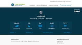 
                            1. Ingolstadt - Stadtradeln