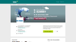 
                            10. Ingram Micro Cloud Summit 2018 in Kitzbühel | Events bei XING