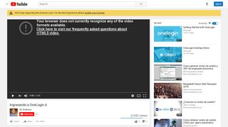 
                            9. Ingresando a OneLogin d - YouTube