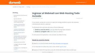 
                            7. Ingresar al Webmail con Web Hosting Todo Incluido | Knowledge ...