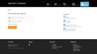
                            12. Ingresar - SIGEF Web - Posgrado - UNLP