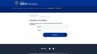 
                            10. ingresar - Tarjeta BBVA Xeneize