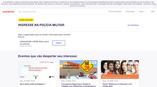 
                            12. INGRESSE NA POLÍCIA MILITAR Inscrição, Sab, 12/01/2019 às 10:00 ...