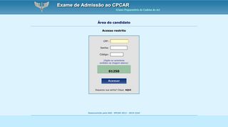 
                            2. Ingresso - CPCAR2019 - Ingresso AFA / EPCAR