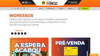 
                            9. Ingressos - Brasil Game Show