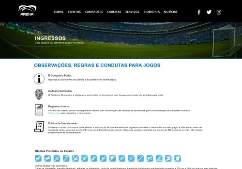 
                            1. Ingressos - Grêmio Arena - O maior complexo ... - Arena do Grêmio