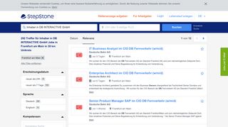 
                            12. Inhaber in DB INTERACTIVE GmbH Jobs in Frankfurt am Main