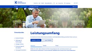 
                            11. Inhaltsseite:Leistungsumfang - Leistungsumfang | zkb.ch