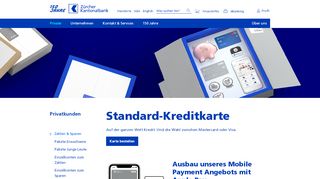 
                            1. Inhaltsseite:Standard-Kreditkarte - Standard-Kreditkarte | zkb.ch