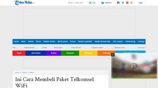 
                            12. Ini Cara Membeli Paket Telkomsel WiFi - Tribun Medan
