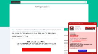 
                            7. INI JUDI DOMINO - LINK ALTERNATIF TERBARU INIDOMINO.COM ...