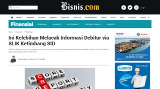 
                            12. Ini Kelebihan Melacak Informasi Debitur via SLIK Ketimbang SID