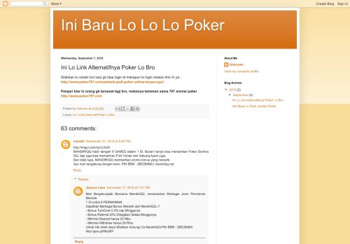 
                            7. Ini Lo Link Alternatifnya Poker Lo Bro - Ini Baru Lo Lo Lo Poker