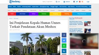 
                            11. Ini Penjelasan Kepala Humas Unnes Terkait Pendataan Akun Medsos ...