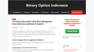 
                            1. Ini Solusi Jika Anda Tidak Bisa Mengakses Situs dan Aplikasi IQ Option