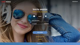 
                            2. Inicia sesión - Claro música - Escucha gratis toda la musica.