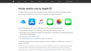 
                            4. Inicia sesión con tu Apple ID - Soporte técnico de Apple - Apple Support