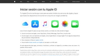 
                            3. Inicia sesión con tu Apple ID - Soporte técnico de Apple - Apple Support