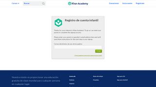 
                            5. Inicia sesión | Khan Academy