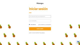 
                            1. Iniciar sesión | 99designs