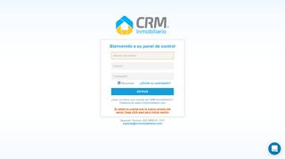 
                            1. Iniciar Sesión - CRM Inmobiliario