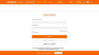 
                            6. Iniciar sesión - easyHotel