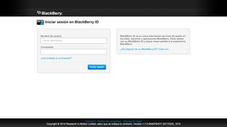 
                            1. Iniciar sesión en BlackBerry ID