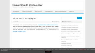 
                            7. Iniciar sesión en Instagram - Inicio de sesion entrar