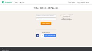 
                            5. Iniciar sesión en Lingualeo