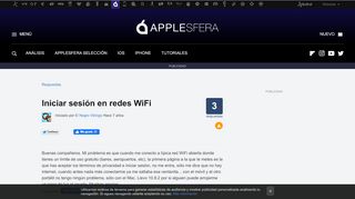 
                            12. Iniciar sesión en redes WiFi - Applesfera